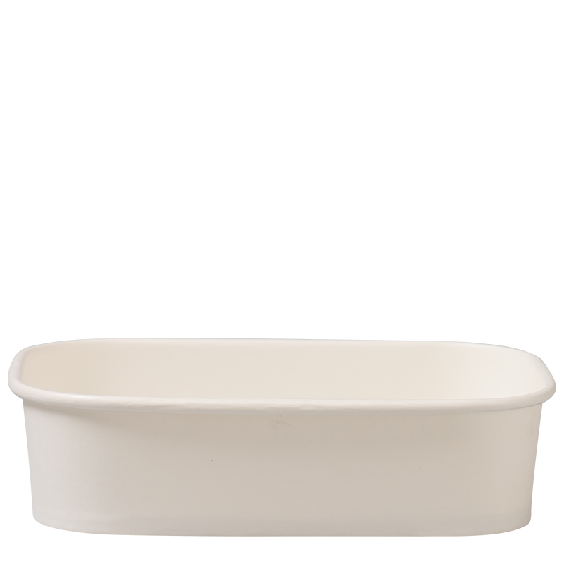 Rechthoekige papieren kom